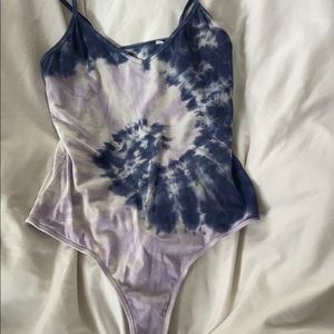 Pacsun tie dye bodysuit